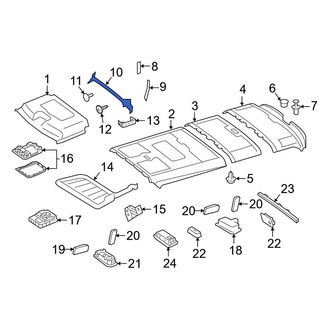 Mercedes-Benz OE - Roof Opening Trim