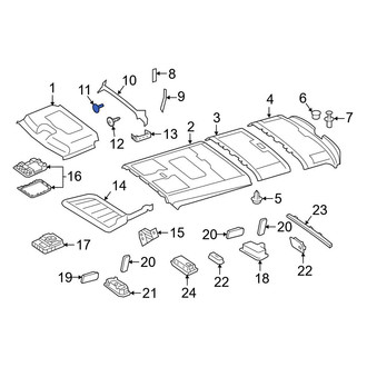 Mercedes-Benz OE - Roof Opening Trim Clip