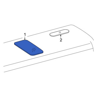 Mercedes-Benz OE - Front Sunroof Glass