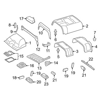 Mercedes-Benz OE - Roof - Interior Trim (High Roof)