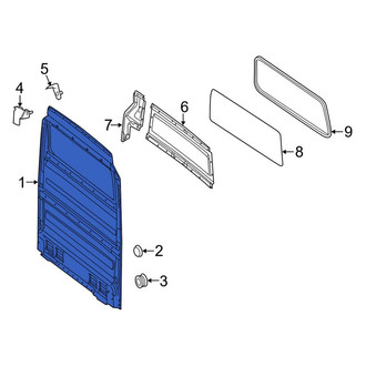 Mercedes-Benz OE - Rear Partition Panel