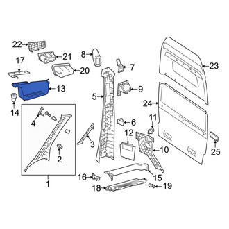 Mercedes-Benz OE - Front Left Running Board Step Pad