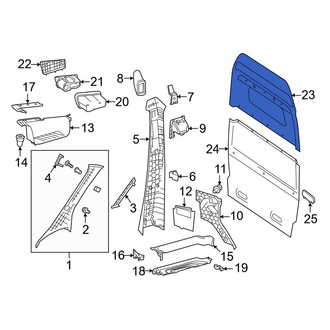 Mercedes-Benz OE - Upper Partition Panel