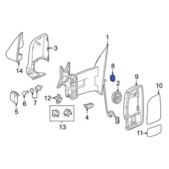 Mercedes-Benz OE - Front Right Collision Avoidance Warning Indicator