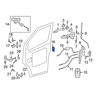 Mercedes-Benz OE - Front Door Stop