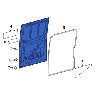 Mercedes-Benz OE - Left Door Shell