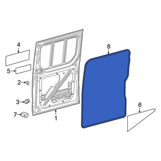 Mercedes-Benz OE - Outer Sliding Door Weatherstrip