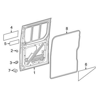 Mercedes-Benz OE - Side Loading Door - Door & Components