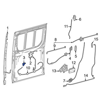 Mercedes-Benz OE - Sliding Door Lock Actuator