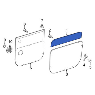 Mercedes-Benz OE - Inner Sliding Door Trim Panel
