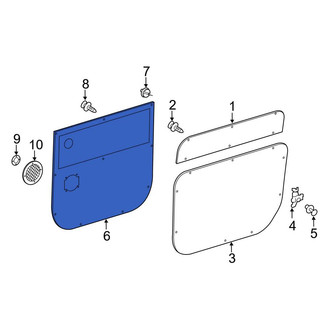 Mercedes-Benz OE - Inner Sliding Door Trim Panel