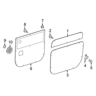 Mercedes-Benz OE - Side Loading Door - Interior Trim