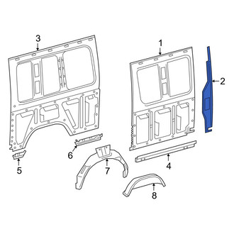 Mercedes-Benz OE - Left Body C-Pillar