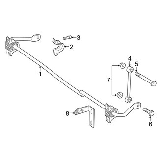 Mercedes-Benz OE - Rear Suspension - Stabilizer Bar & Components