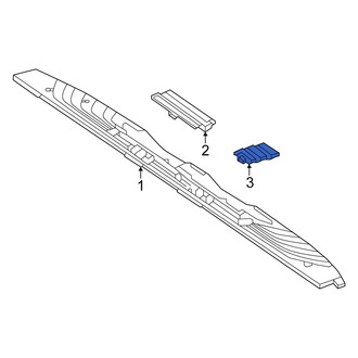 Mercedes-Benz OE - Rear Door Sill Plate Cap