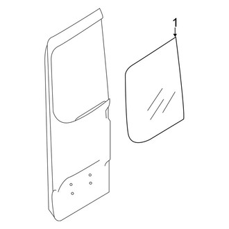 Mercedes-Benz OE - Rear Loading Door - Glass & Hardware