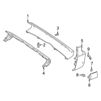 Mercedes-Benz OE - Rear Bumper - Bumper & Components (W/O Step)