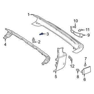 Mercedes-Benz OE - Bumper Cover Bolt