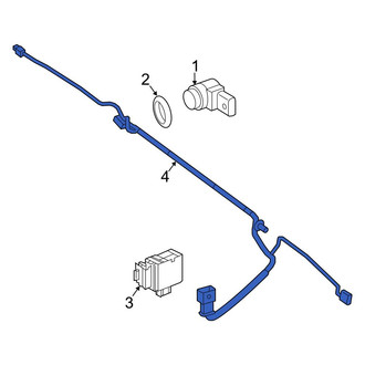 Mercedes-Benz OE - Rear Parking Aid System Wiring Harness