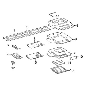Mercedes-Benz OE - Instrument Panel - Ducts (Roof)