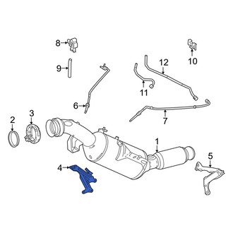 Mercedes-Benz OE - Upper Catalytic Converter Bracket