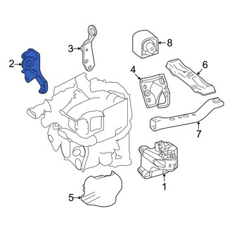 Mercedes-Benz OE - Front Engine Mount Bracket