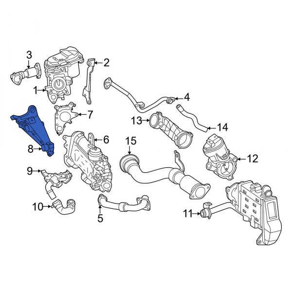 Exhaust Gas Recirculation (EGR) Cooler Bracket