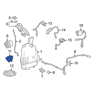 Mercedes-Benz OE - Diesel Exhaust Fluid (DEF) Pressure Sensor