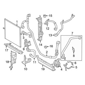 Mercedes-Benz OE - Cooling - Radiator & Components (Auxiliary)