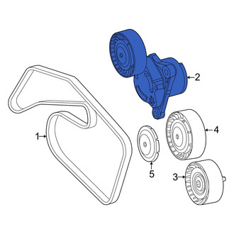 Mercedes-Benz OE - Accessory Drive Belt Tensioner Assembly