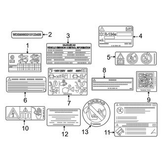 Mercedes-Benz OE - Information Labels - Labels