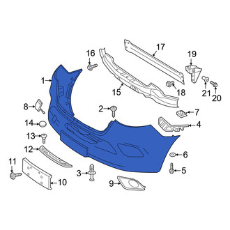 Mercedes-Benz OE - Front Bumper Cover