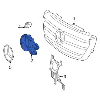 Mercedes-Benz OE - Front Drive Motor Battery Pack Charging Port Door