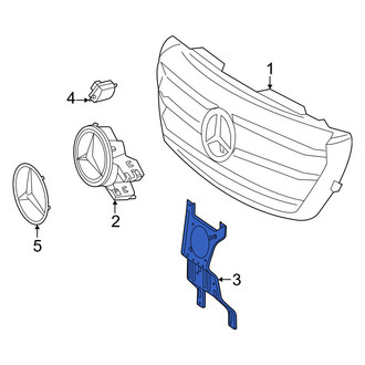 Mercedes-Benz OE - Drive Motor Battery Pack Charging Port Door Bracket