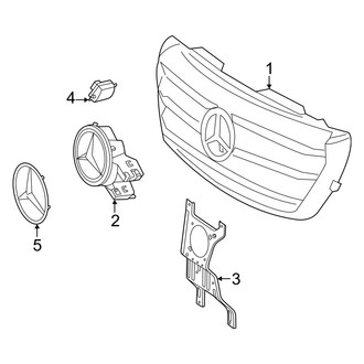 Mercedes-Benz OE - Grille & Components