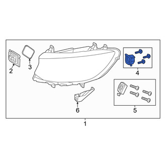 Mercedes-Benz OE - Front Right Headlight Control Module Cooling Fan