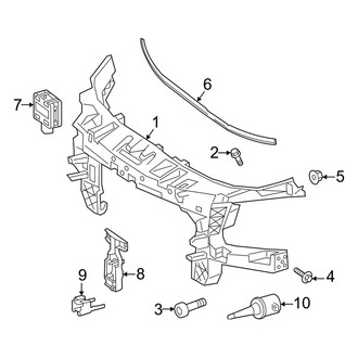 Mercedes-Benz OE - Radiator Support