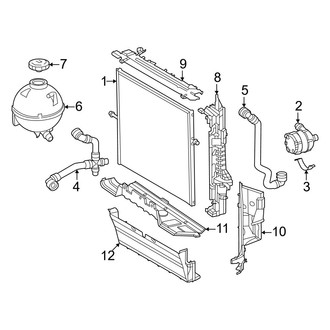 Mercedes-Benz OE - Cooling - Radiator & Components (Auxiliary)