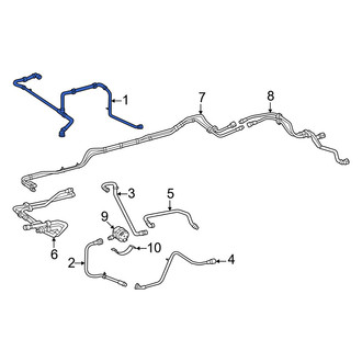 Mercedes-Benz OE - Drive Motor Inverter Coolant Line