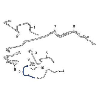 Mercedes-Benz OE - Drive Motor Inverter Coolant Line