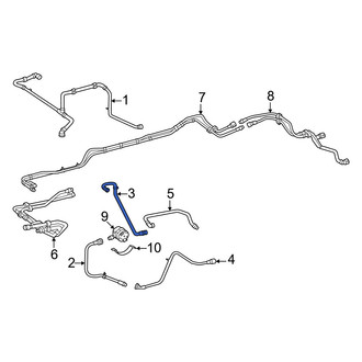 Mercedes-Benz OE - Drive Motor Inverter Coolant Line