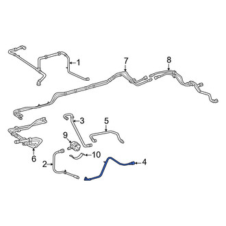 Mercedes-Benz OE - Drive Motor Inverter Coolant Line