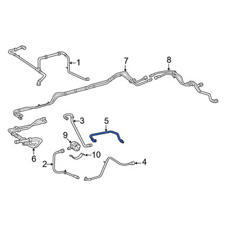 Mercedes-Benz OE - Drive Motor Inverter Coolant Line
