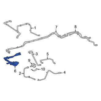 Mercedes-Benz OE - Drive Motor Inverter Coolant Line