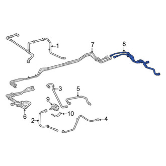 Mercedes-Benz OE - Drive Motor Inverter Coolant Line