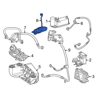 Mercedes-Benz OE - A/C Refrigerant Discharge Hose