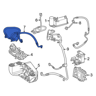 Mercedes-Benz OE - A/C Refrigerant Suction Hose