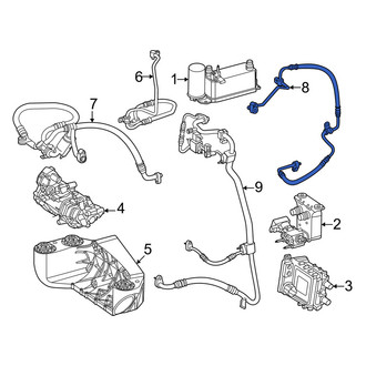 Mercedes-Benz OE - A/C Refrigerant Liquid Hose