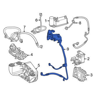 Mercedes-Benz OE - A/C Manifold Hose Assembly