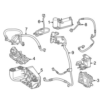 Mercedes-Benz OE - Air Conditioner & Heater - Condenser, Compressor & Lines